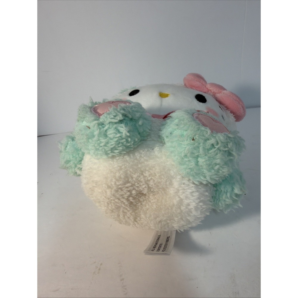 Hello Kitty Mint Panda Plush 4" By 6" Cute As Can Be With That Adorable Face - Picture 5 of 8